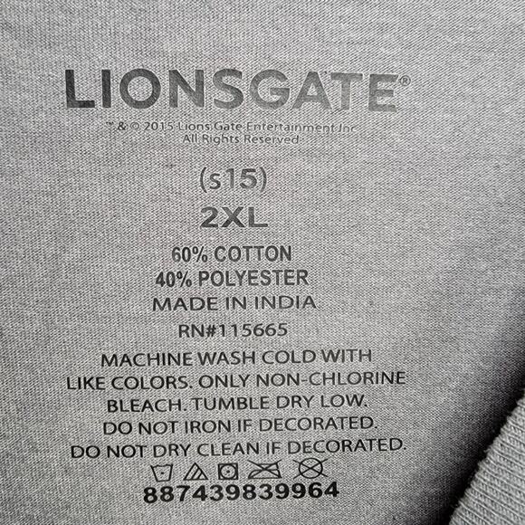 Lionsgate Hunger Games Graphic Tee Quote Short Sleeve - Size Junior XXL - Picture 4 of 4